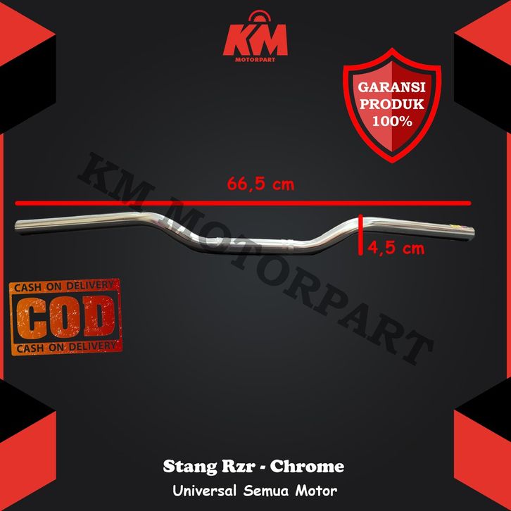 Ninja Stang Rzr Stang RZR Stir Variasi Setang Motor Panjang 66,5CM Universal Racing ...