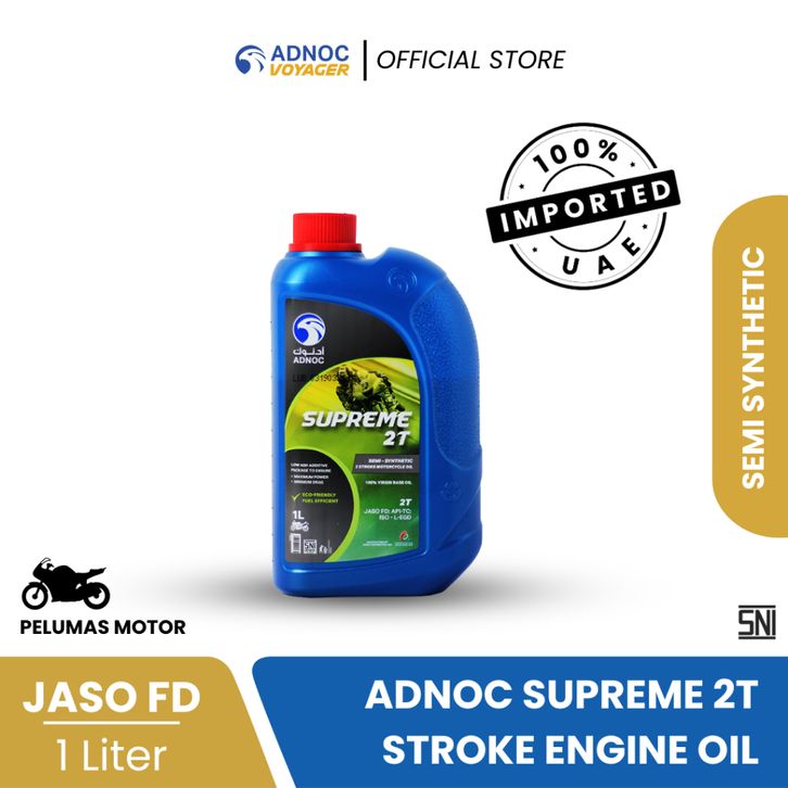 Oli Motor Oli Samping Motor 2t Adnoc Voyager Supreme 2t Stroke Semi 