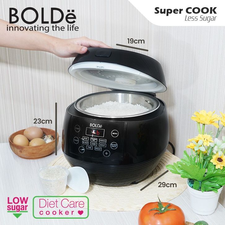 Super Rice Cooker BOLDE | MAGIC COM PENANAK NASI SUPER RICE COOKER LESS SUGAR MAGICOM ...