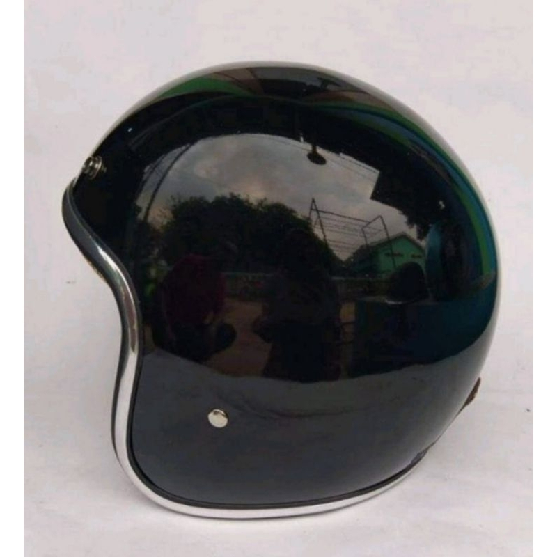 helm bogo cargloss ori cakil custom fullface hitam doff hbc