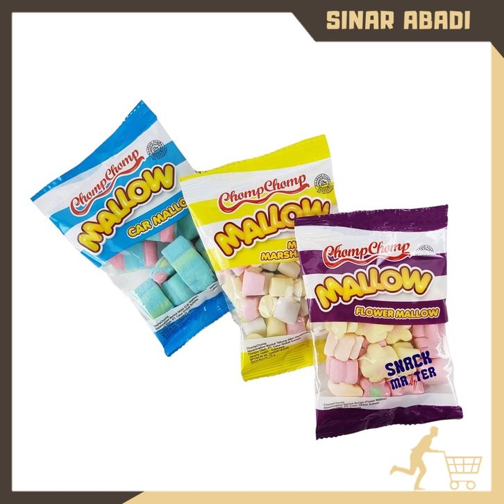 Mini Chomp Chomp Chomp Mallow Mini Marsmallow Sashet - Netto 16 gr