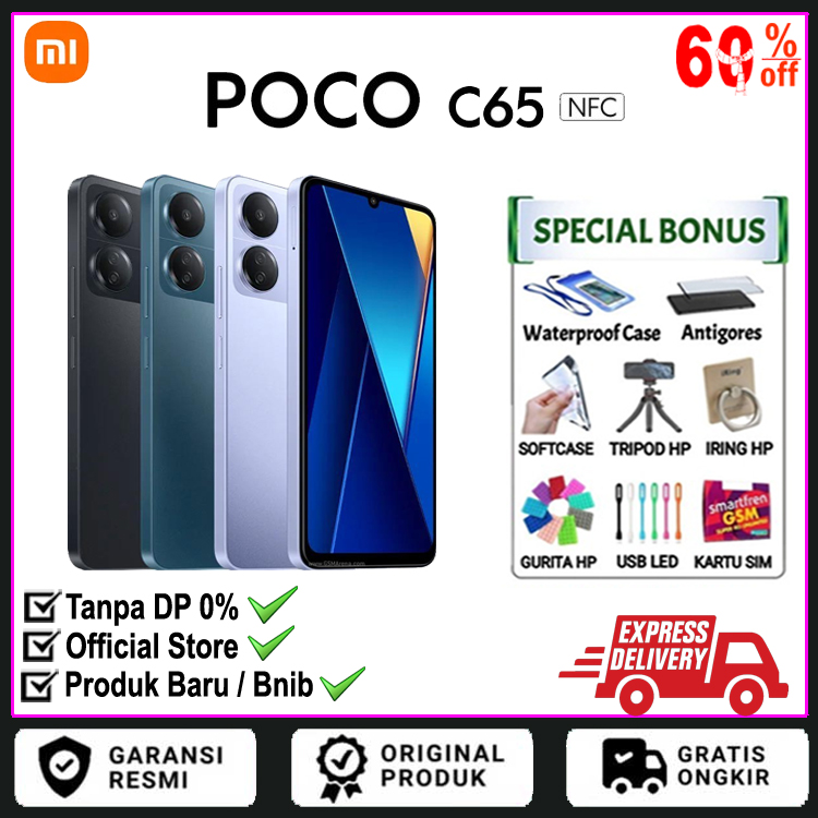 Official Store🔥 Poco C65 NFC 8/256GB Ram 8GB Internal 256GB Official Store🔥 Poco C65 NFC 8/256GB Ram 8GB Internal 256GB