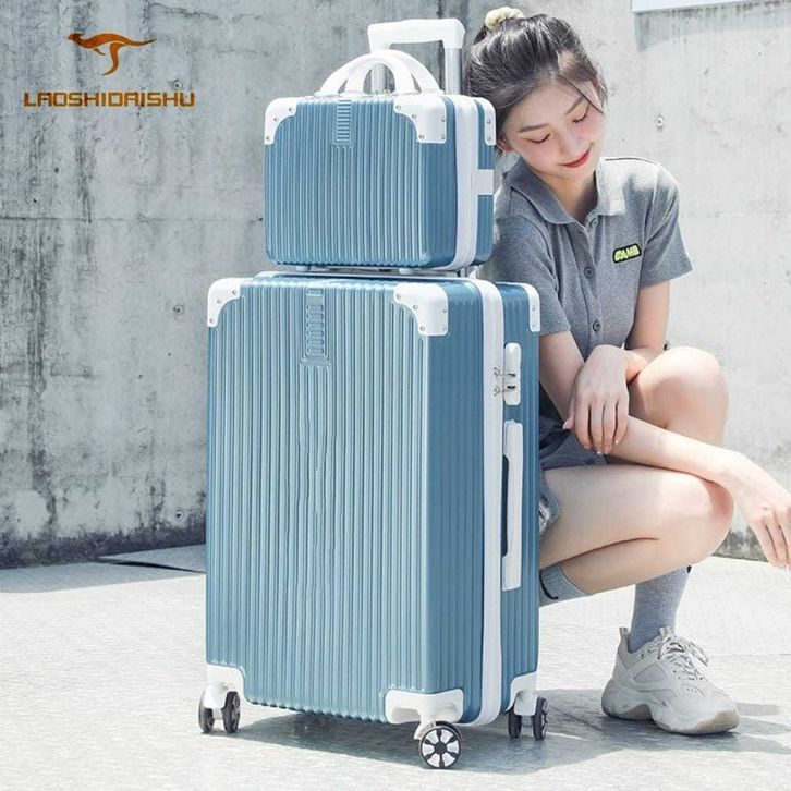 Koper Elizabeth Mini Koper mini wanita 18 inch koper kabin USB charger Kapasitas besar koper ...