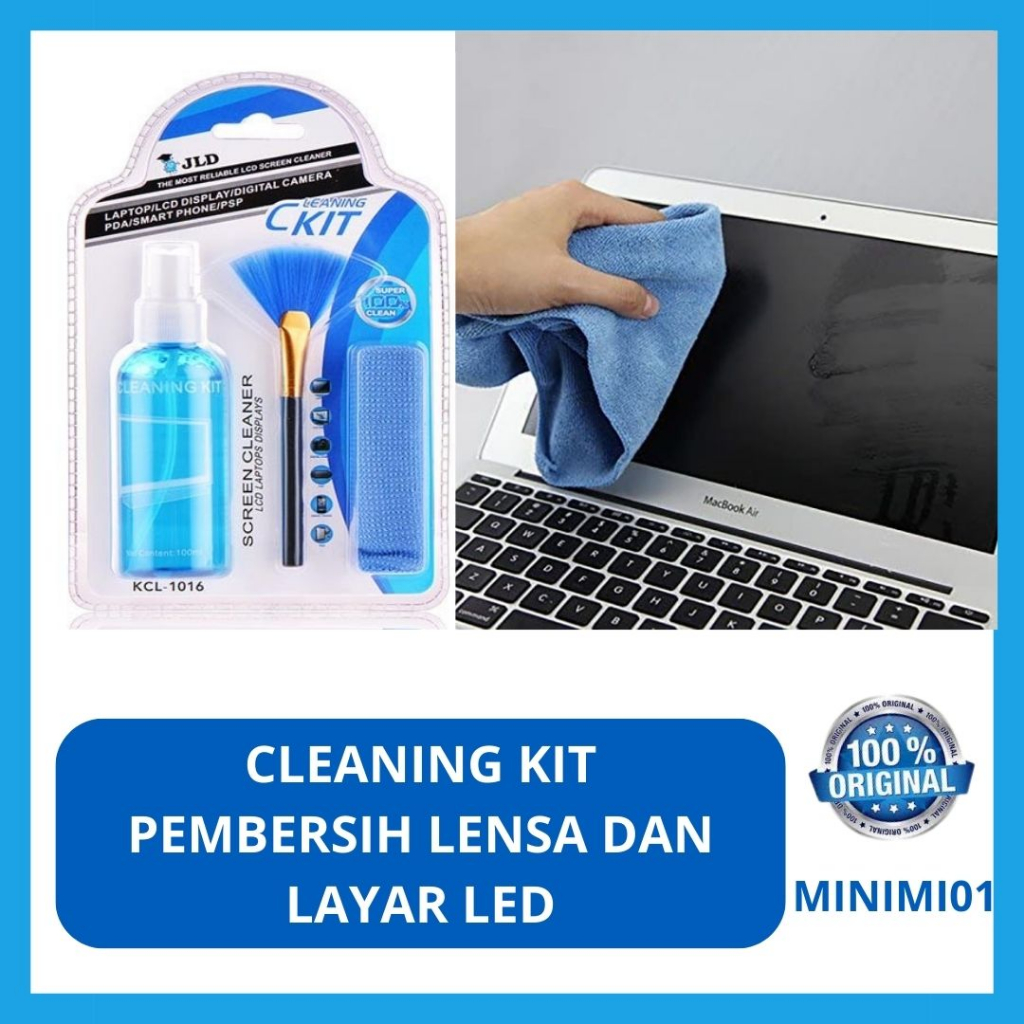 PEMBERSIH CAIRAN LAPTOP CLEANING KIT CAIRAN PEMBERSIH MONITOR LENSA ...