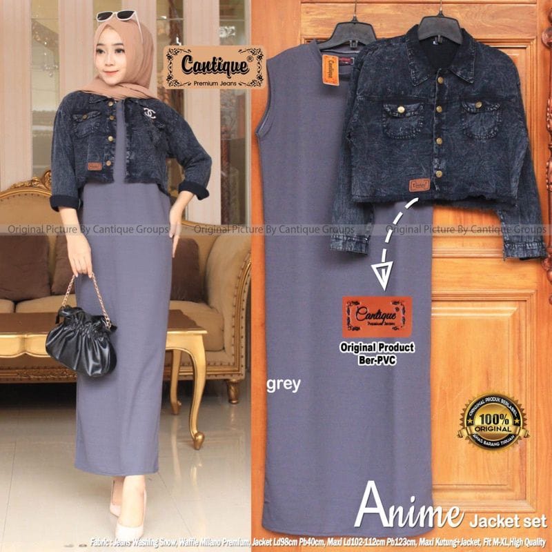 Jaket jeans dan dress best sale