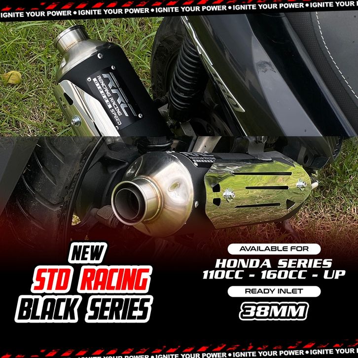 knalpot standar racing RRC Racing Speed Muffler Full Package Knalpot ...