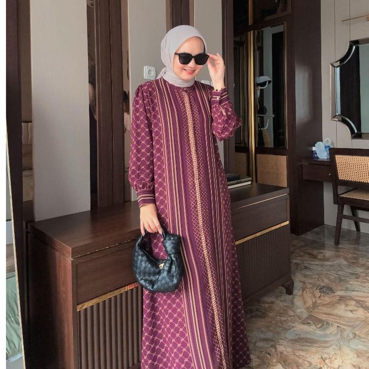 [Mall] Gamis Lebaran 2026 Pamungkas Gamis Inara Motif Bonita Premium ...