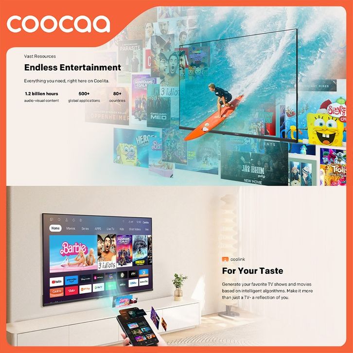 [Mall] COOCAA 32 inch S3U Smart TV Digital TV Dolby Audio Youtube ...
