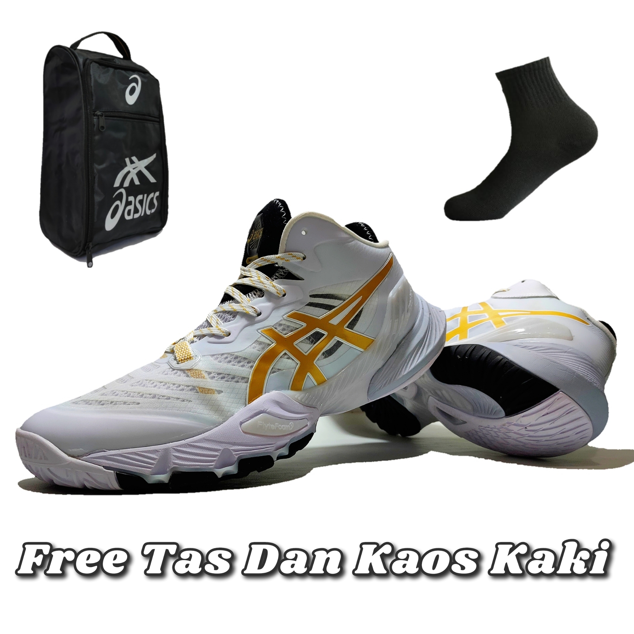 Sepatu bola volley asics hotsell