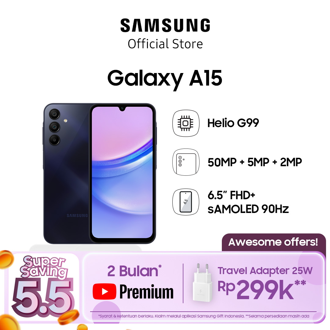 Samsung Galaxy A15 LTE - Kamera Utama 50MP