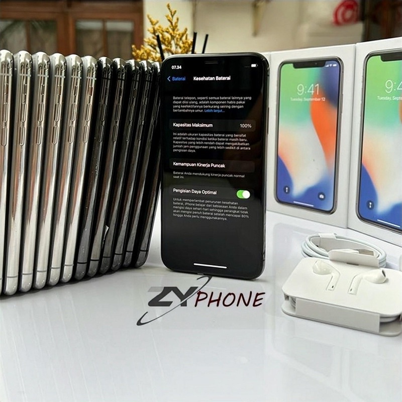 APPLE IPHONE X 256GB/64GB 4G LTE SECOND BEKAS LIKE NEW ORIGINAL