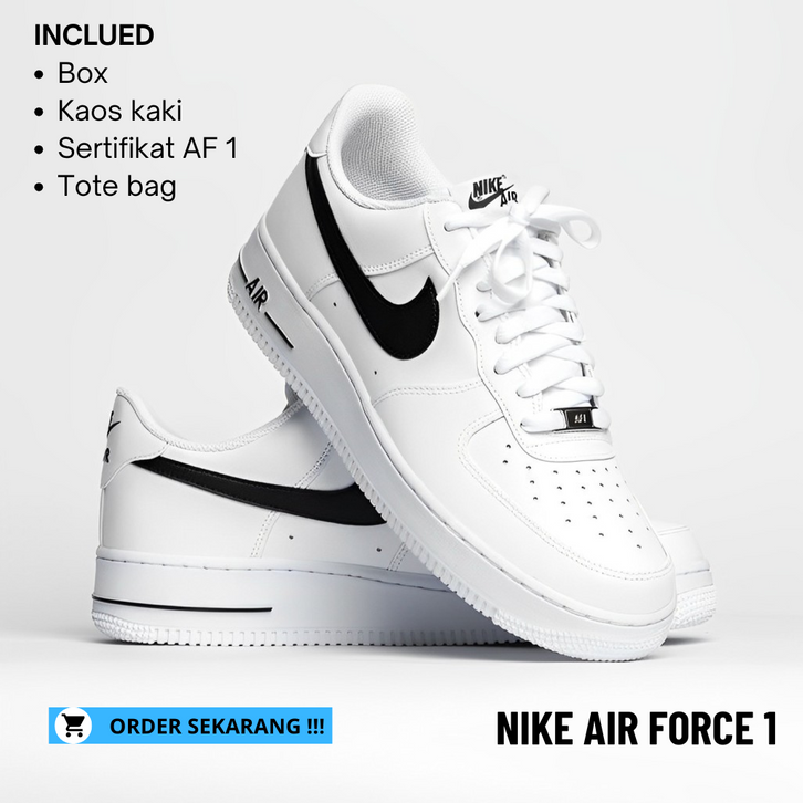 NIKE AIR FORCE 1 sneakers UNISEX SEPATU PRIA SNEAKER Sepatu Sneakers Pria Sepatu Sneaker Wanita NIKE ORIGINAL STORE