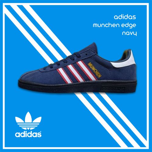 Sepatu Sneakers Pria Wanita Adidas Munchen Edge Spezial Samba Og Spezial Hamburg Grade Original Ice Blue