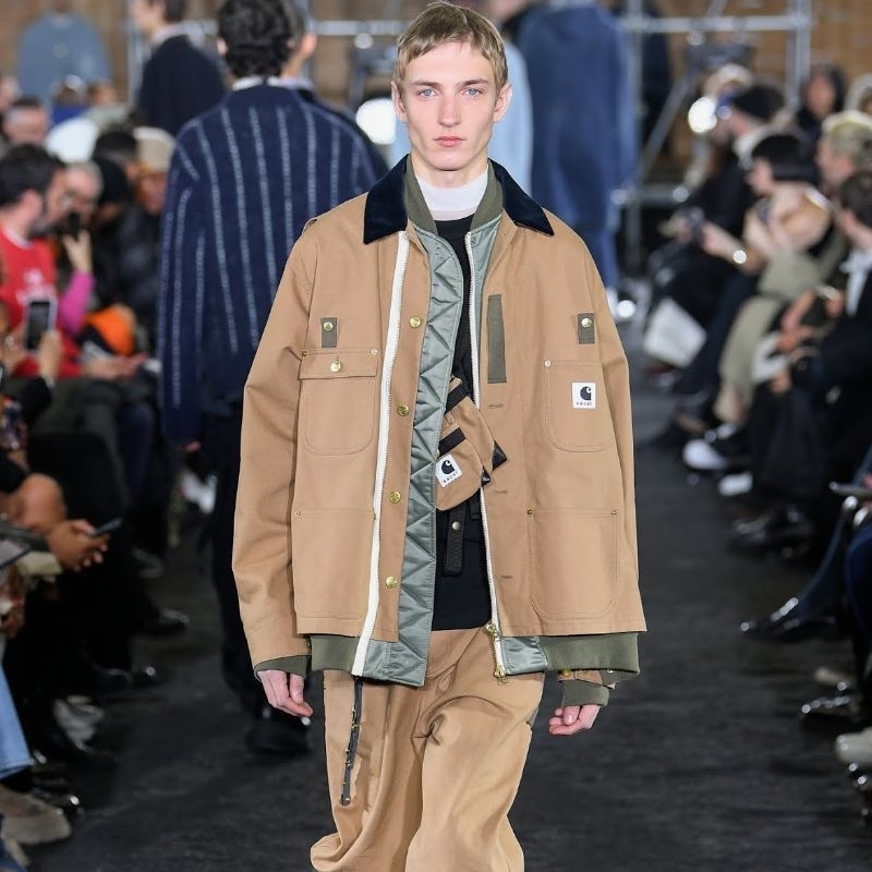 Sacai x Carhartt WIP Canvas x MA-1 Jacket Michigan