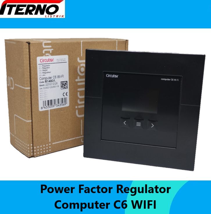 Regulator Computer Set Power Factor Regulator Computer Max 6 Step Circutor