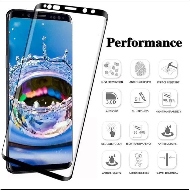 Samsung Note 8 / Note 9 Tempered Glass 3D Full Curved Anti Gores Kaca