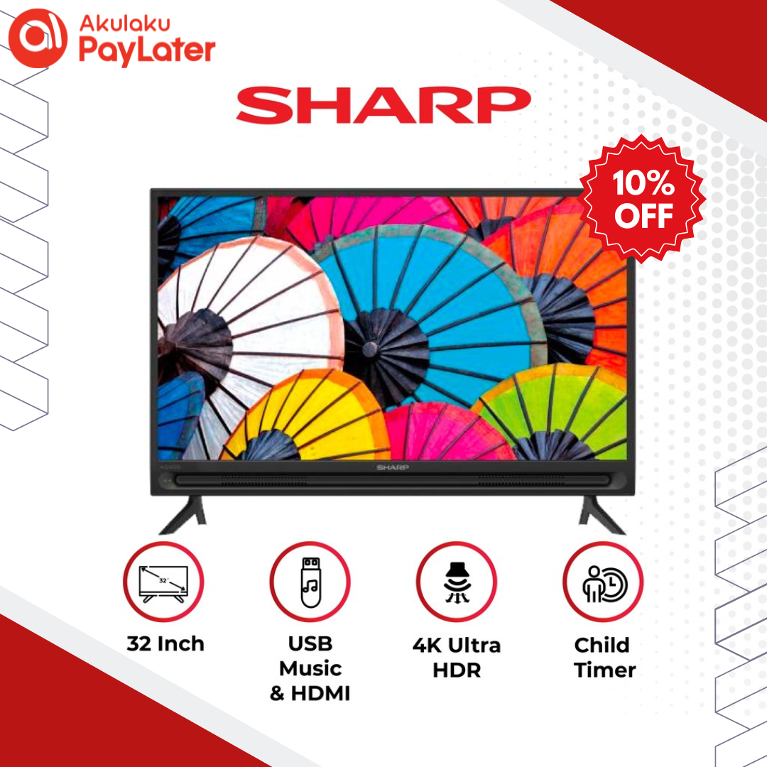 SHARP32型 LEDテレビ 新品 32 Inch HD Ready TV 2T-C32BD1X | Sharp Singapore