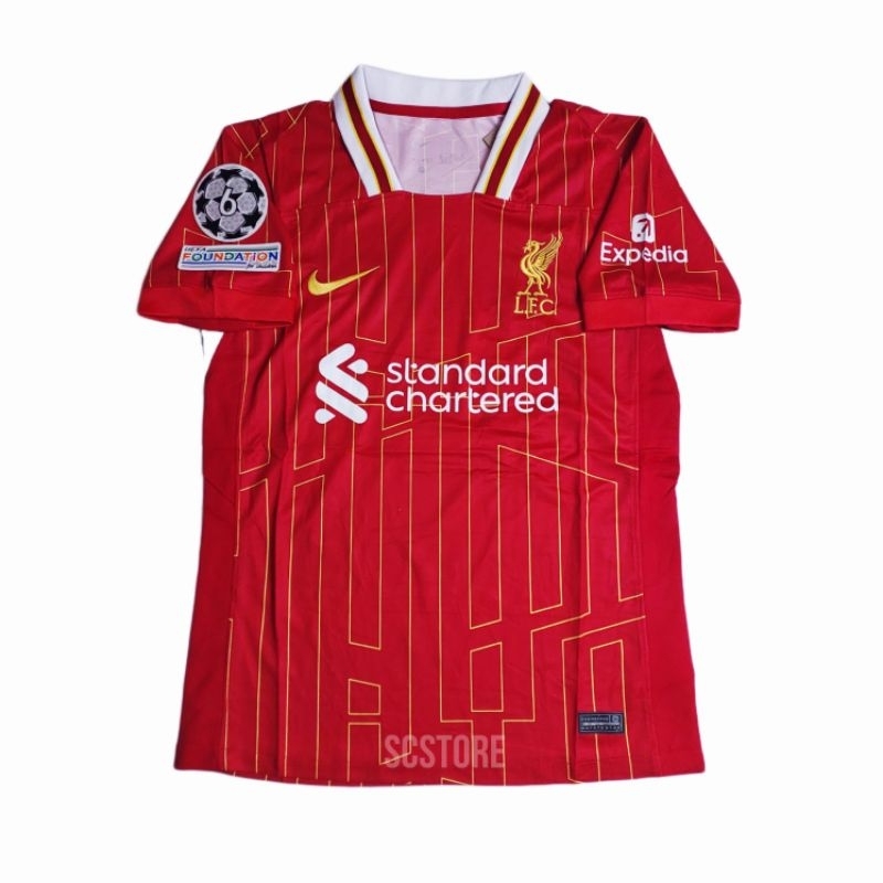 JERSEY LIVERPOOL HOME 2024 2025 GRADE ORI BAJU FUTSAL SEPAK BOLA