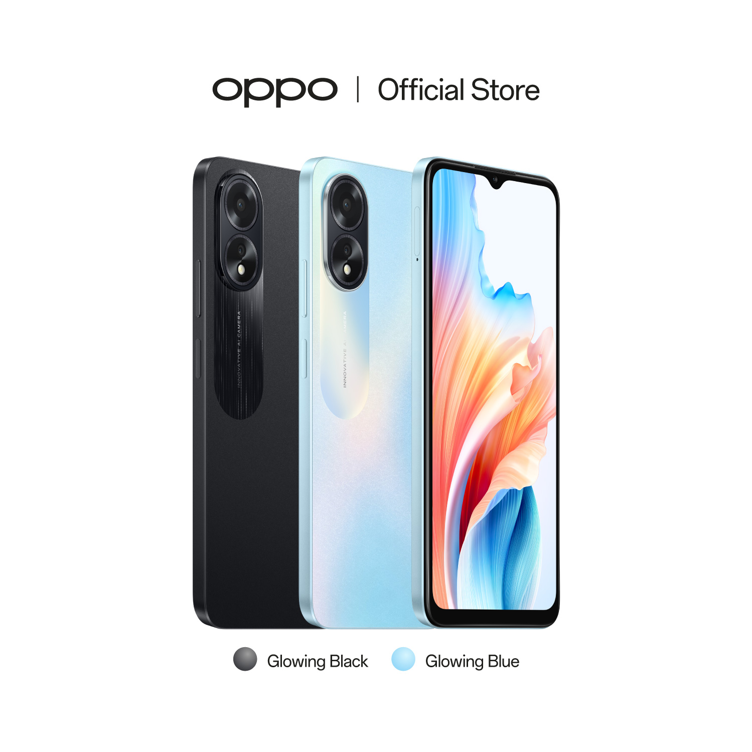 OPPO A18 - Layar 6,56 inci HD+