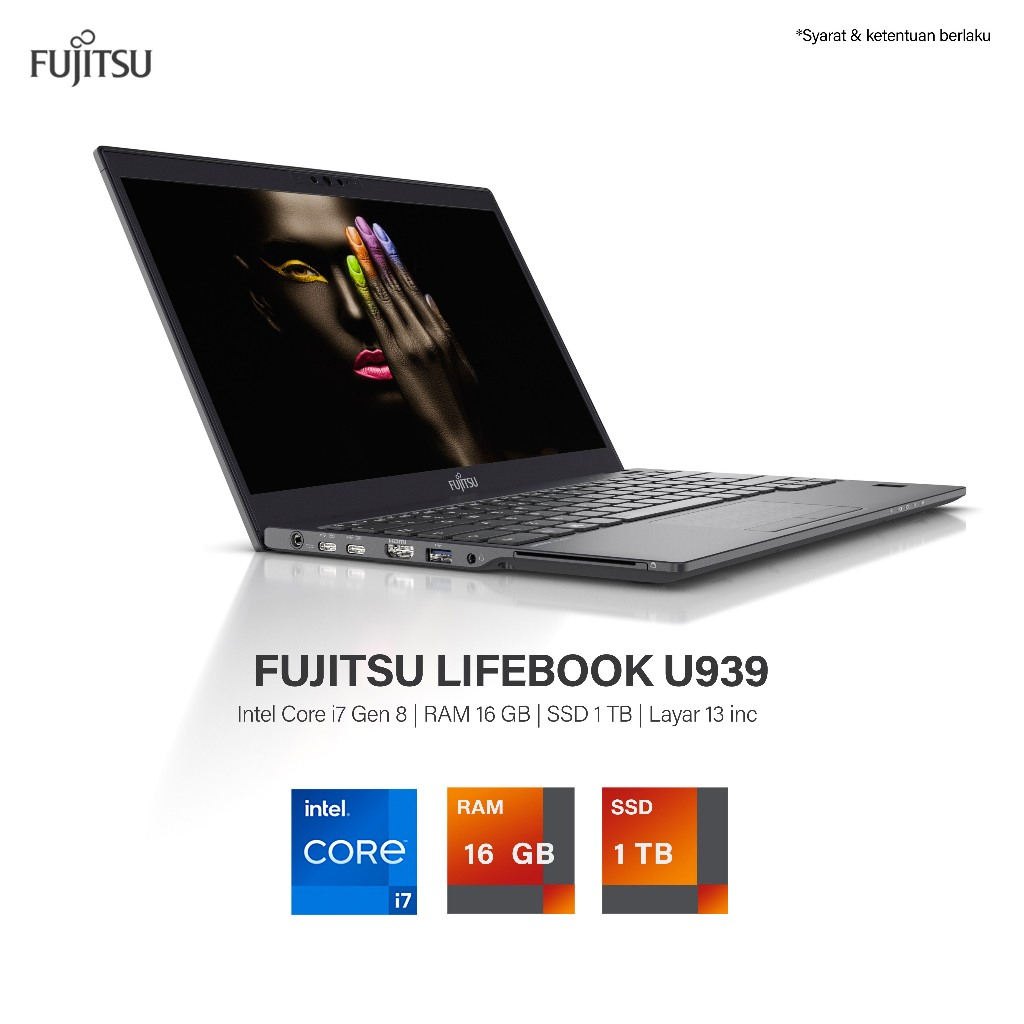 LAPTOP FUJITSU LIFEBOOK U9310 U939 CORE i7 GEN 10/8 RAM 16 LAPTOP FUJITSU LIFEBOOK U9310 U939 CORE i7 GEN 10/8 RAM 16