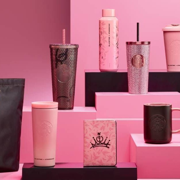 BLACKPINK X STARBUCKS ORIGINAL tumbler rhinestone jisoo lisa