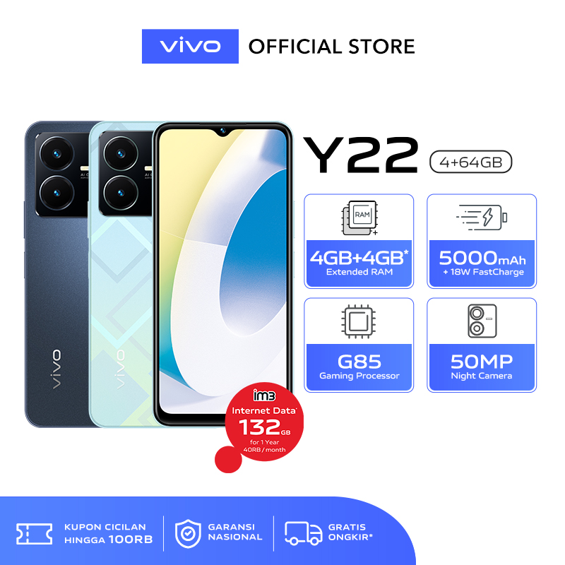 Vivo Y22 - Prosesor Helio G85 Gaming Processor