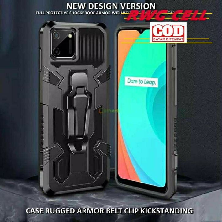 REALME C21 C11 C12 C15 C21Y NEW HARD CASE BELT CLIP ROBOT PHANTOM ...