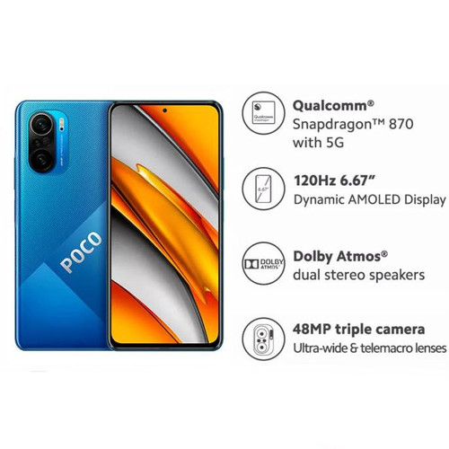 スナドラ870 xiaomi poco f3 なやましい RAM6( 2)GB/ROM128GB 使用期間短