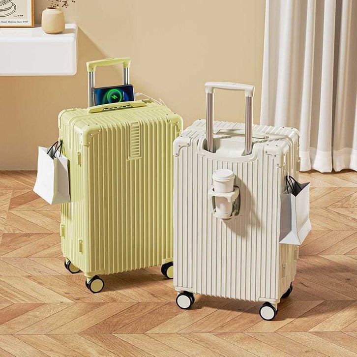 Koper Elizabeth Mini Koper mini wanita 18 inch koper kabin USB charger Kapasitas besar koper ...