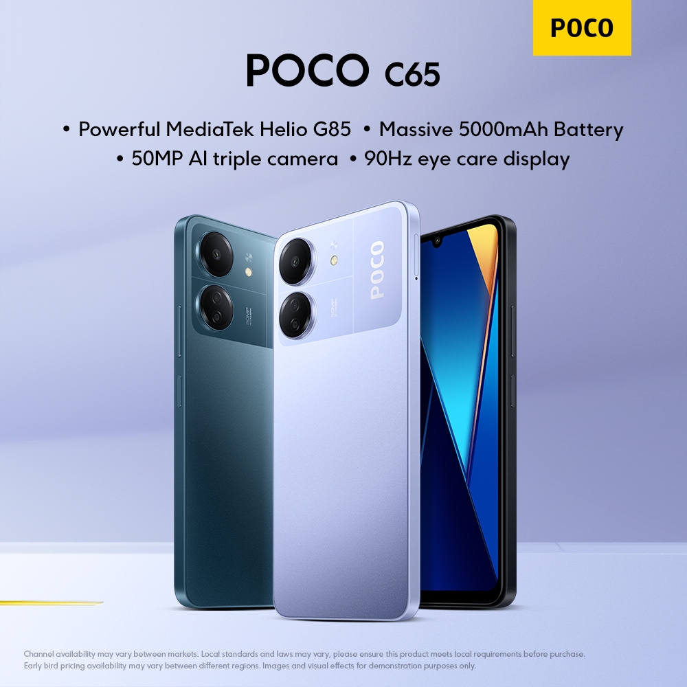 Official Store🔥 Poco C65 NFC 8/256GB Ram 8GB Internal 256GB